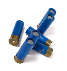 hunting  cartridge isolated on white