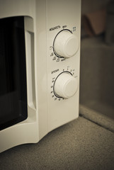 Microwave oven panel