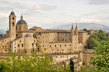 Fototapeta na wymiar Panorama Urbino