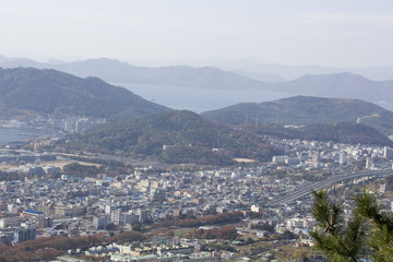 Obraz premium Jinhae im Herbst