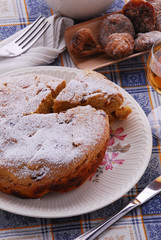 Torta di polenta e fichi - Dolci Ricette del Trentino Alto Adige
