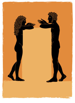 Man and Woman Discussion