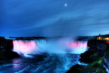 Beautiful Niagara Falls in the Ontario region