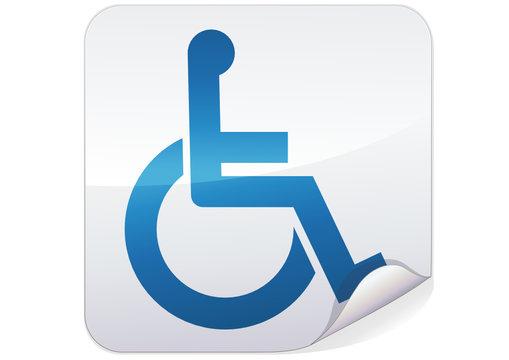 Sticker handicapé