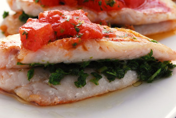 Triglie in rosso - Secondi di pesce - Ricette della Toscana