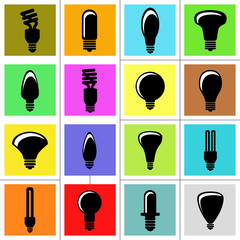 light bulb icons