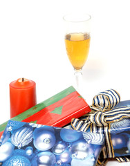 cadeaux bougie et champagne