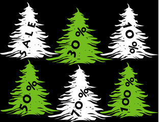 Fototapeta premium Winter sale