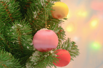 New Year's decoration, holiday Illumination.