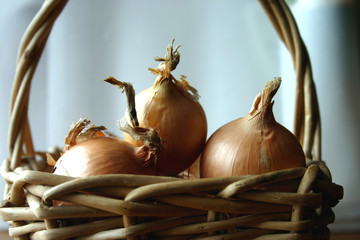 panier d'oignons