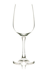 a wine glass  with back lighting