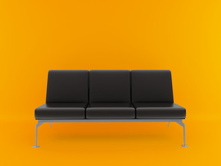 Fototapeta premium High resolution image interior. 3d illustration modern interior.