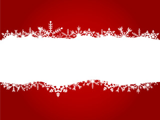 Abstract christmas background with snowflakes