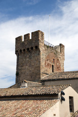 Tower of the abbey of Frejus (cote azur)