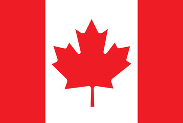 Fototapeta na wymiar Canada Flag High Resolution