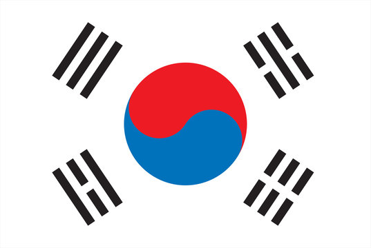 Korea Flag High Resolution