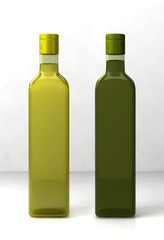 Two oil bottles