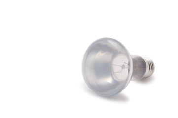 Light bulb isolated on white