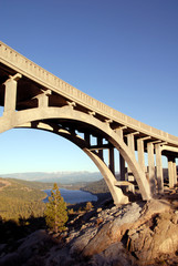 Bridge on old road, Donner Pass, Donner Lake, California