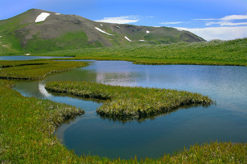 Heart Island in tundra