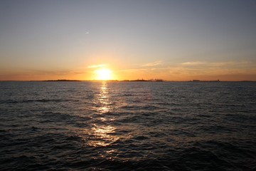 Fototapeta premium boston sunset