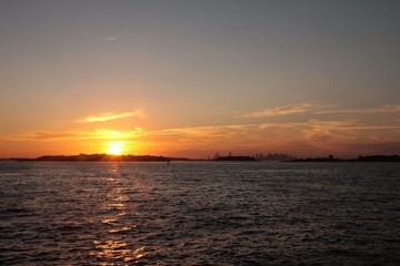 Boston tramonto