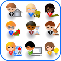 Set of icons for business