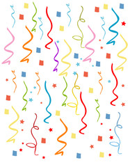 Abstract holiday background. Vector illustration confetti