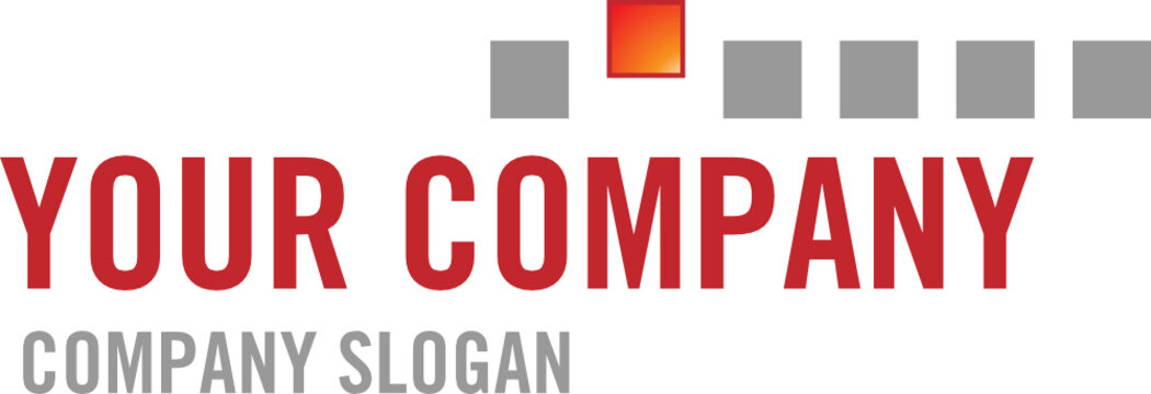 Logo mit Quadraten