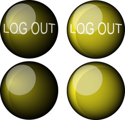 log out buttons