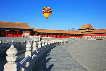 Foto auf Leinwand Das historische Museum der Verbotenen Stadt in Peking China © Gary
