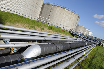 oil storage and pipelines.