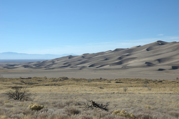 Fototapeta na wymiar Świetne Sand Dunes National Park and Preserve