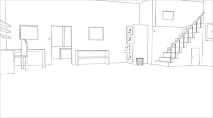 Office sketch