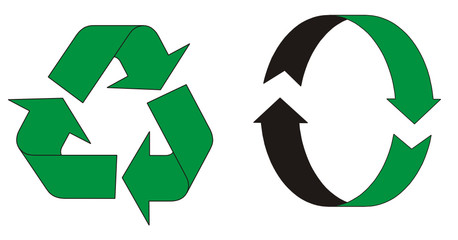 Obraz premium Recycling symbols