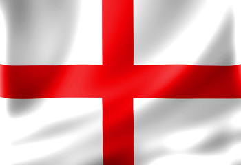 Fototapeta premium English flag waving in the wind