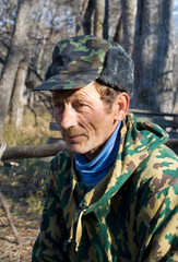 Fototapeta premium Man in Camouflage 13