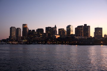 Naklejka premium Boston tramonto