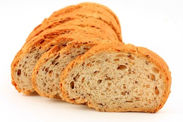 Slices of traditional bread