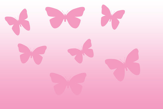 Pretty butterfly background