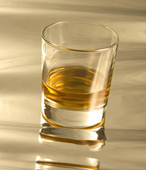 fresh cocktail on a  wavily background in  studio