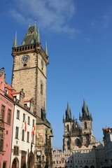 Fototapeta premium Place de l'horloge, Prague