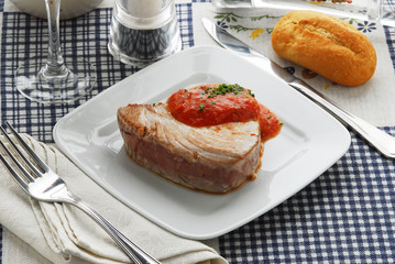 Tonno in umido - Secondi di pesce - Cucina dell istria