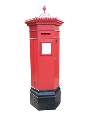 A Vintage Red Post Box.