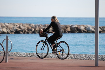Fototapeta premium ballade à velo