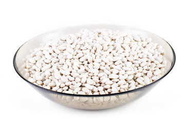 Lentils isolated on white background