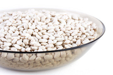 Lentils isolated on white background