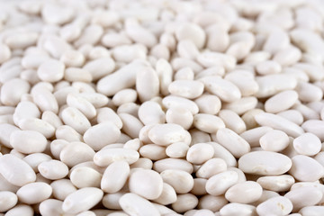 Lentils isolated on white background