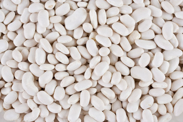 Lentils isolated on white background