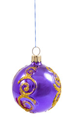 christmas ball isolated on a white background